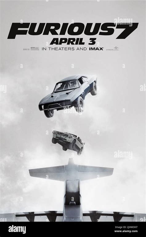 MOVIE POSTER, FAST and FURIOUS 7, 2015 Stock Photo - Alamy