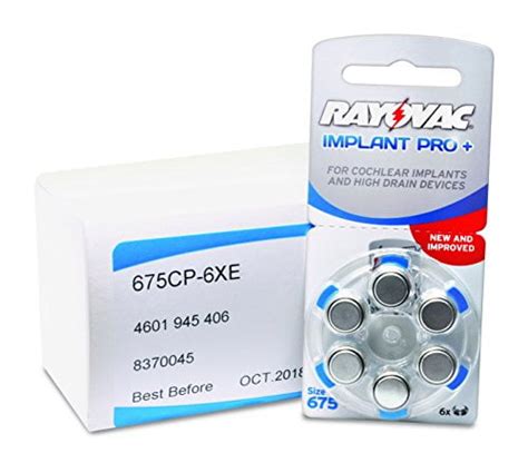 Rayovac New Implant Pro Plus Cochlear Implant Batteries Walmart