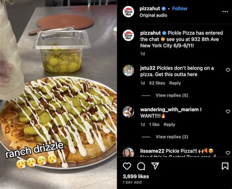 Pizza Hut Introduces A New Pickle Pizza Thats Layered With Extra