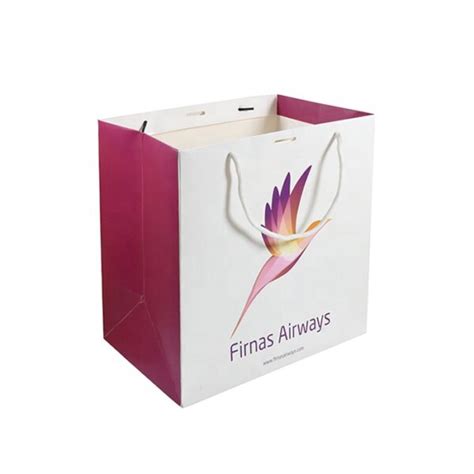 Custom Printed Rope Handle Paper Bags Comet Packaging