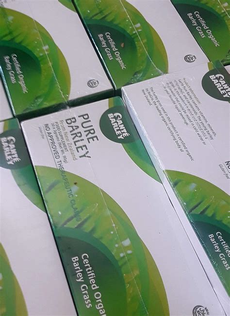 3 Boxes Of Sante Pure Barley New Zealand Blend With Stevia Large Box