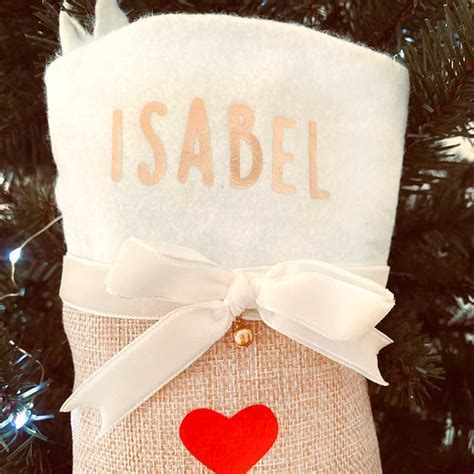 Calcetín navidad personalizado regalo navideño