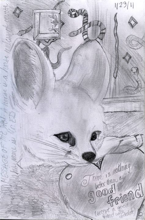 Fennec Fox Doodle By Wennooneswatching On Deviantart