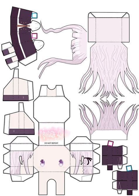 Kirigiri Kyoko Danganronpa Papercraft In