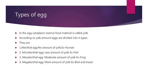 Types of egg | PPT