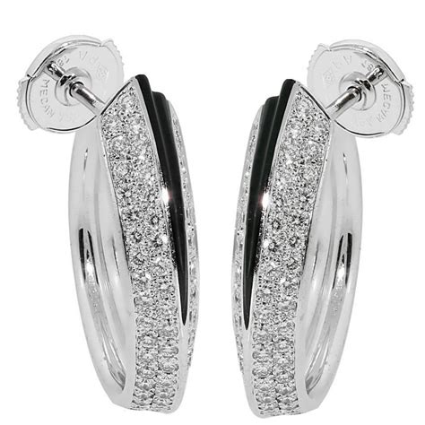 Cartier Panthere Diamond Onyx Emerald Earrings At 1stdibs Cartier Emerald Earrings