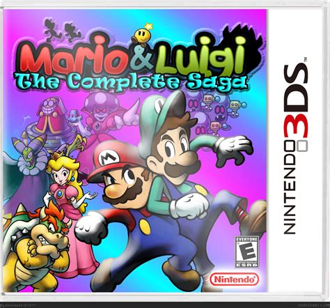 Viewing Full Size Mario Luigi The Complete Saga Box Cover