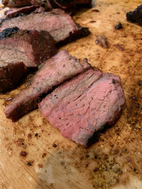 Homemade Medium Mesquite Smoked Tri Tip R Food