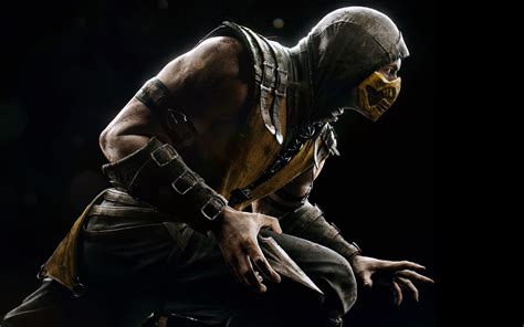 Scorpion On Mortal Kombat HD Wallpaper Wallpaper Flare