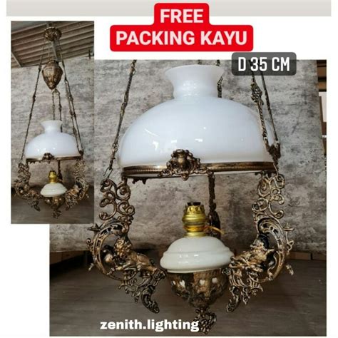 Jual Lampu Gantung Repro Antik Kuno Kerek Katrol Joglo Jawa Betawi D