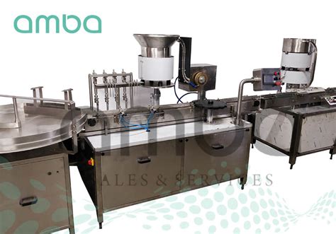 Vial Injectable Liquid Filling And Stoppering Machine Amba Sales