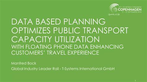 Data Based Planning Optimizes Public Transport Capacity Utilization Ppt