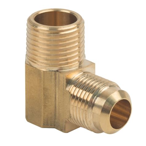 Brasscraft 12 In X 12 In Threaded Flare X Mip Adapter Elbow Fitting