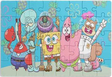 Puzzle Spongebob Niska Cena Na Allegro Pl