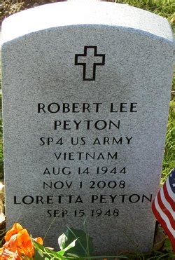 Robert Lee Peyton M Morial Find A Grave