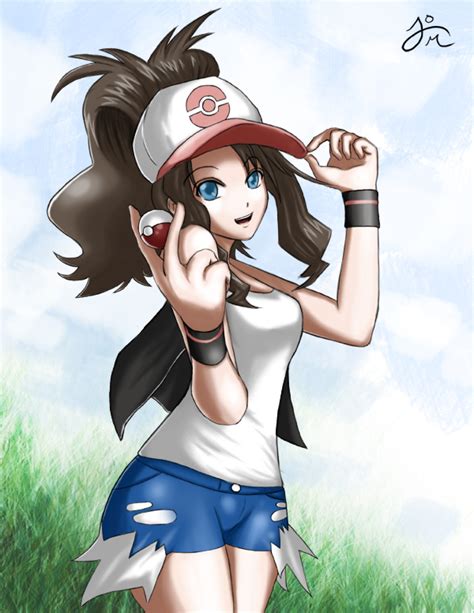 Pokemon Hilda By Squigi On Deviantart