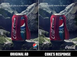 Coke vs Pepsi in 7 print ads