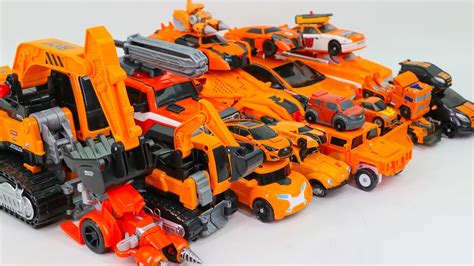 Orange Color Transformers Rid Movie Carbot Tobot Athlon 23 Vehicle