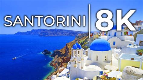 Santorini K Ultra Hd Hdr Santorini Magical Sunsets Fps Youtube