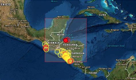 Un Temblor De Magnitud 5 9 Se Registra En El Caribe De Honduras The