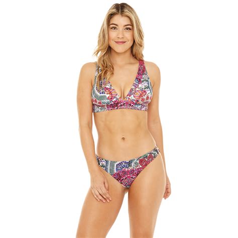 H2O WEAR Traje de Baño Bikini Mujer H2O Wear Halter Banda Magenta Magenta falabella