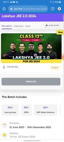 Physics Wallah Lakshya Jee 2 0 Coupon Code Lakshya Jee 2 0 2024 Batch