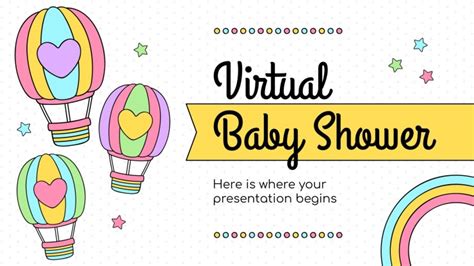 Virtual Baby Shower Google Slides PowerPoint