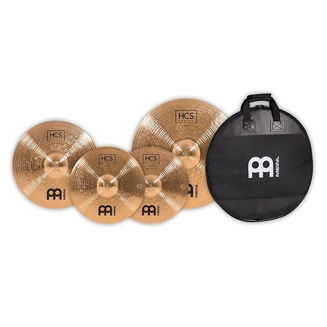 Meinl Hcs Bronze Cymbal Set Plus Bag Reverb