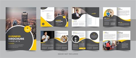 Premium Vector | Business brochure template layout design 12 page corporate brochure editable ...