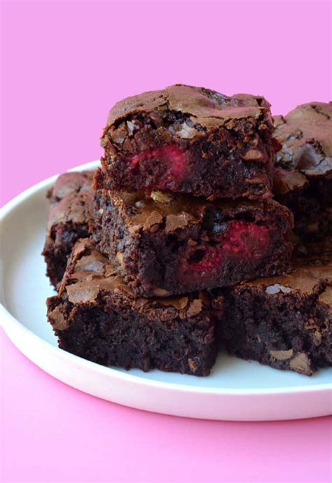 Raspberry Chocolate Brownies Quick And Easy Sweetest Menu