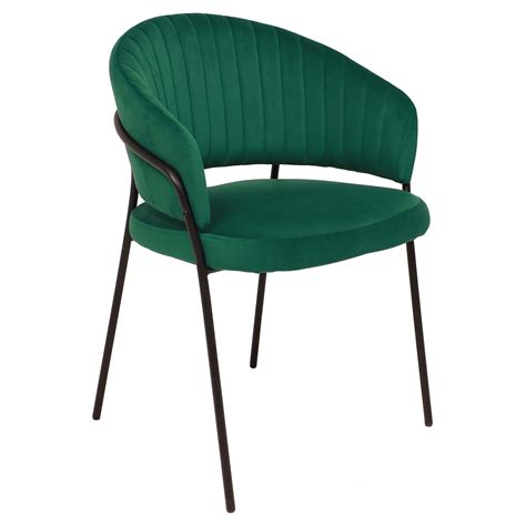 Стул JUST, Зеленый VELUTTO 33/черный купить недорого, цена с доставкой