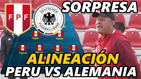 CONFIRMADO ESTE SERIA LA ALINEACION DE PERU ANTE ALEMANIA AMISTOSO