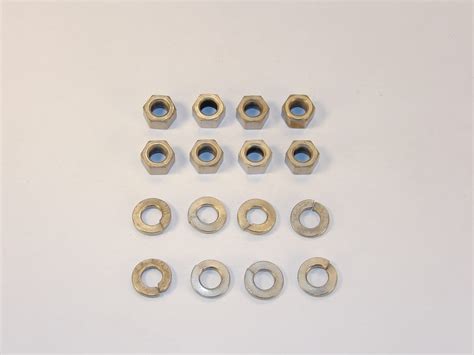 KJ Valve Tappet Guide Stud Nut & Washer Kit, Nickle Plated