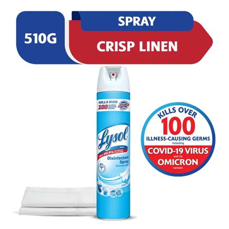 Lysol Disinfectant Spray Crisp Linen G Lazada Ph