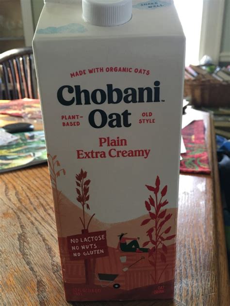 Chobani Oat Milk For Less Deranged Mederanged Me