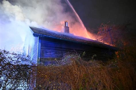 BF Wien Brand In Holzhaus In Wien Leopoldstadt