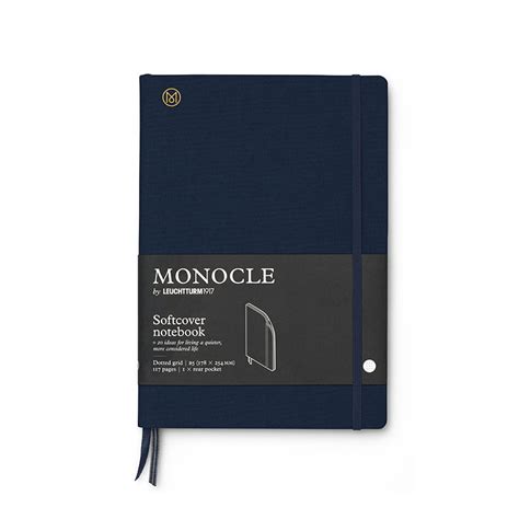 Monocle Softcover Notebook B Navy Leuchtturm Festen Leshop