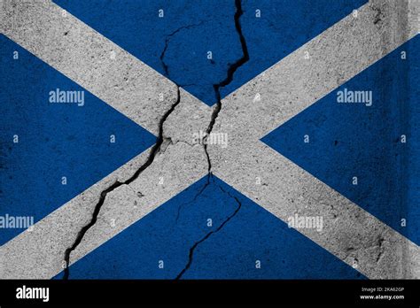 The flag of Scotland is the national flag of Scotland Stock Photo - Alamy