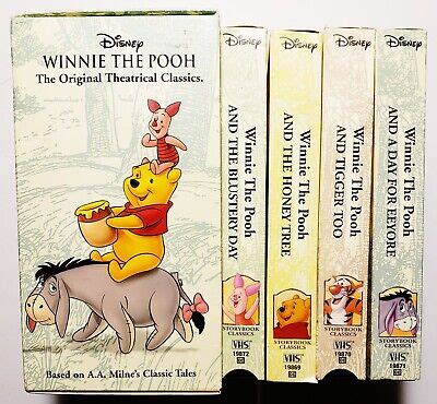 Winnie The Pooh The Storybook Classics Collection Box Set VHS 2000