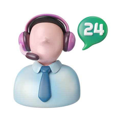 Call Center D Illustration Icon Png