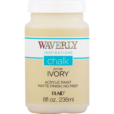 Waverly Inspirations Chalk Paint Ultra Matte Ivory 8 Fl Oz Walmart