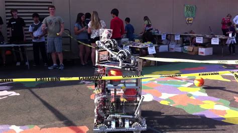 Basketball Shooting Robot At Painted Rock Elementary Youtube