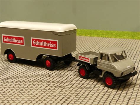 Modellspielwaren Reinhardt Brekina Unimog Mb Mit Achs