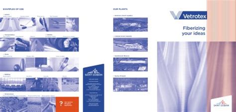 All Saint Gobain Vétrotex Catalogs And Technical Brochures