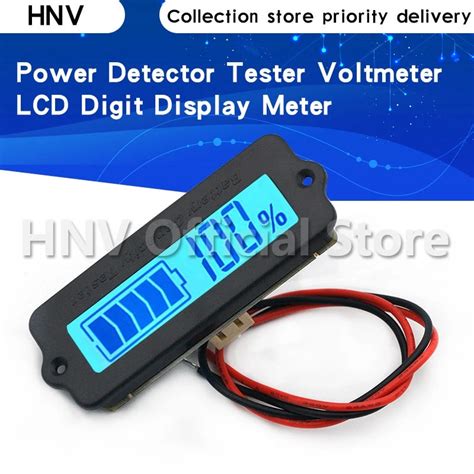 Blue Green V Ly W Lead Acid Battery Capacity Indicator Lcd Digit