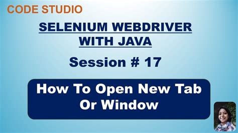 Selenium Webdriver With Java In Hindi How To Open New Tab Or