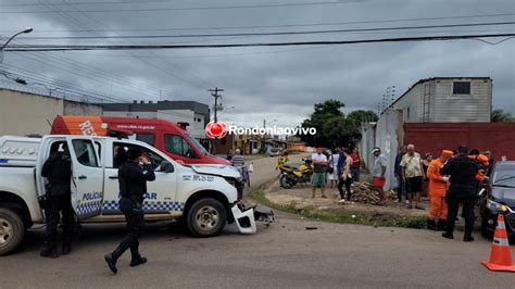 Urgente Viatura Da Pm Se Envolve Em Grave Acidente No Centro