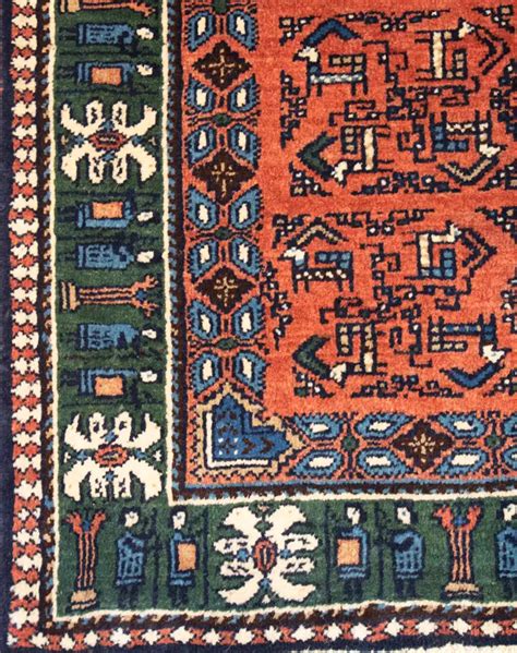 Handmade Persian Bakhtiarii Rug Percarin