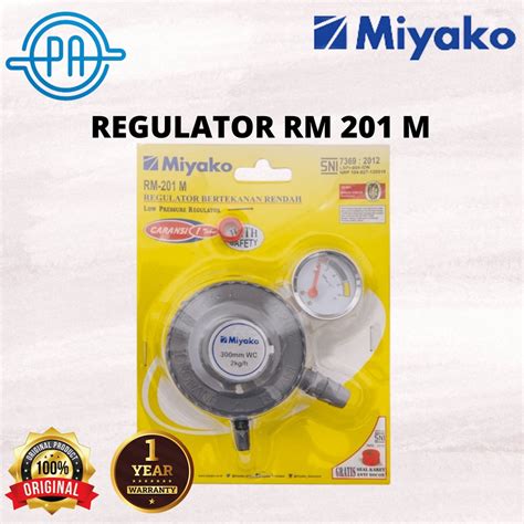 Jual Regulator Meter Gas Miyako Rm M Tekanan Rendah Lpg Rm M