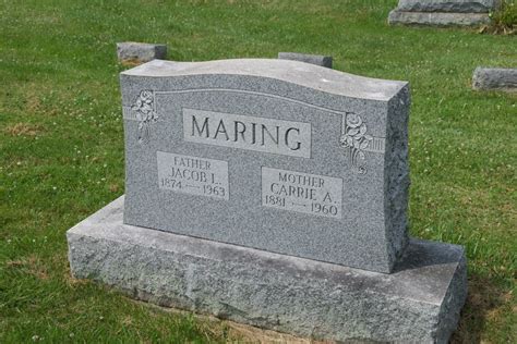 Carrie A Hill Maring M Morial Find A Grave